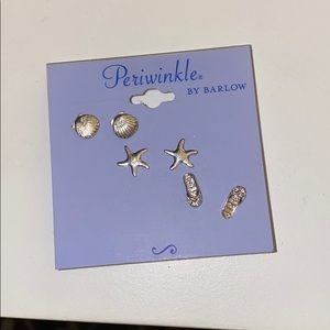 Set of 3 beach vibe earrings